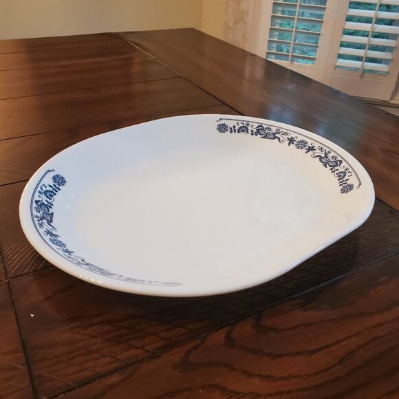 Corelle Luving Ware Old Town Blue Serving Platter by Corning‎ 12.5" - 2 Avail.2 - Picture 2 of 5